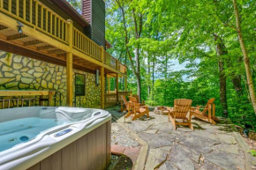 Mountain-View Robbinsville Cabin with Hot Tub!